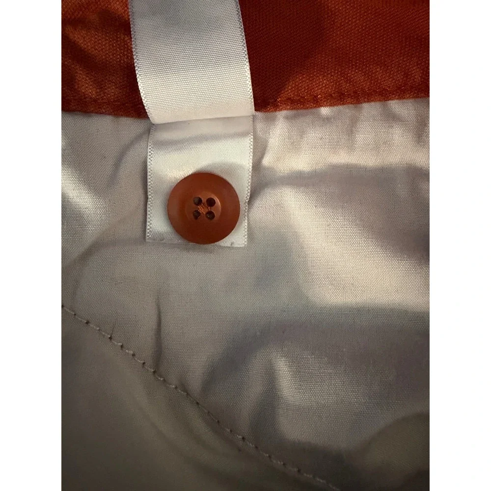 Mutual Weave Chino Shorts Mens 36 Rust Orange Cotton‎ Stretch Flat Front Casual